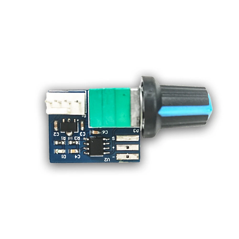 Single PWM Fan Speed Controller DC 12V Mute 4 Pin Computer Temperature Control Switch Cooler Fan — view 4
