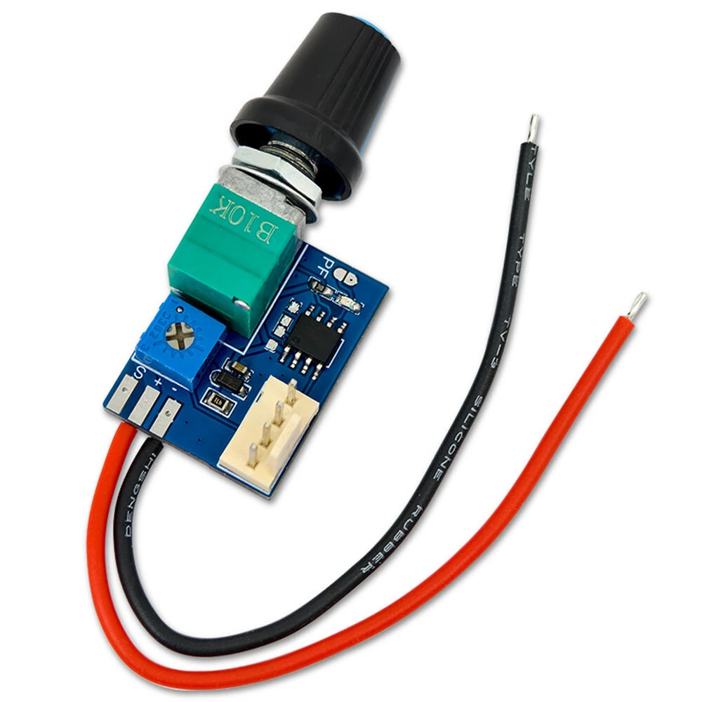 Single PWM Fan Speed Controller DC 12V Mute 4 Pin Computer Temperature Control Switch Cooler Fan — view 9