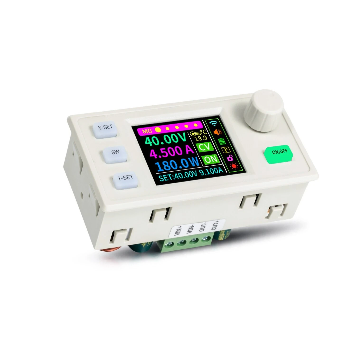 Sinilink XY-SK180S DC Buck-Boost Programmable Power Supply Module Constant Voltage Current 40V 180W Intelligent Solar Charging MPPT with 1.8 Inch Color LCD Display — view 4
