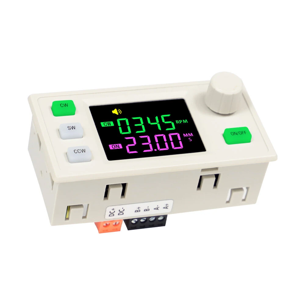 Sinilink XY-SMD4 Stepper Motor Controller 10V-30V 4A Single Axis TTL Serial High Precision Microstepping for 42 57 Stepper Motors Forward and Reverse Control Driver Angle Speed PLC Serial Communication — view 2