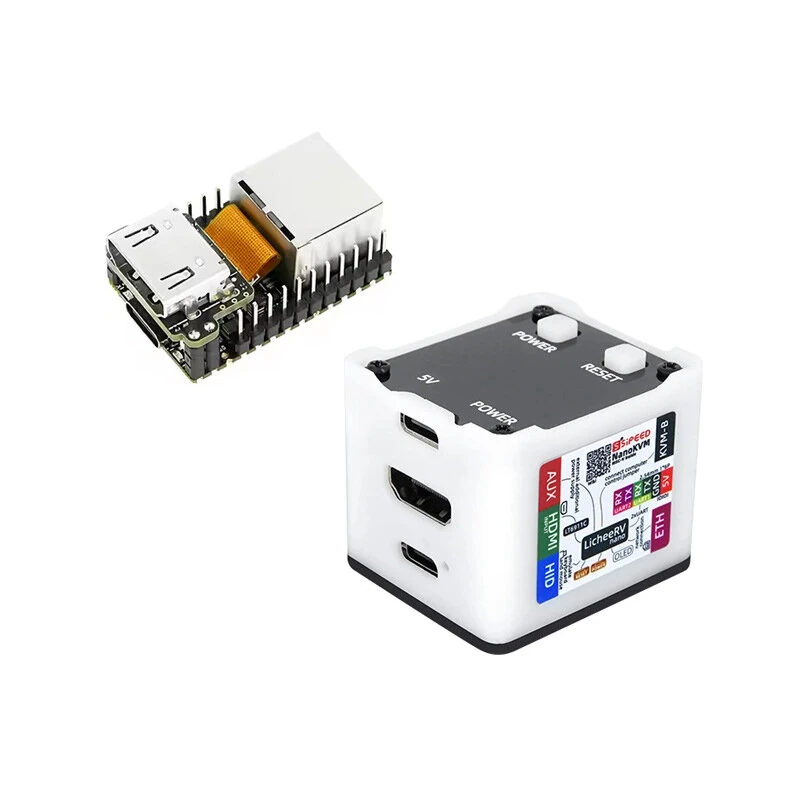 Sipeed NanoKVM PiKVM Mini Remote Control Server 1080P 60fps RISC-V USB OLED Display Development Board — Sipeed