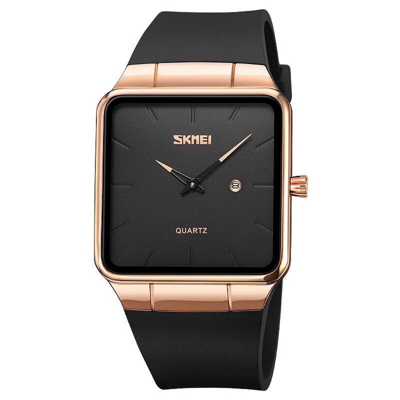 SKMEI Fashion Square Men Watch Simple Quartz Watch Waterproof Electronic Watch Casual Sport Wristwatches — SKMEI