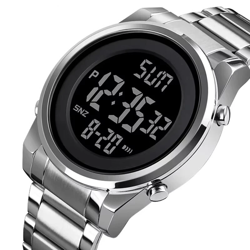 SKMEI Men's LED Night Light Digital Watch Multifunctional Digital Timing Alarm Wristwatches, Ideal Choice For Gifts Men Watch — view 3