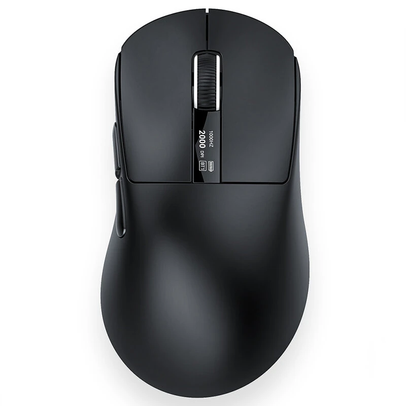 Smailwolf M6 Wireless bluetooth Mouse Tri-mode Gaming PAW3311 Sensor Mice 57g Lightweight Digital Display 1KHz Return Rate Magnetic Charging for Computer Laptop Gamer Mice with RGB Charging Dock — view 4