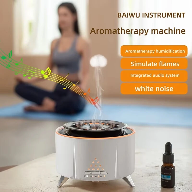 Smart Aroma Humidifier Aromatherapy Machine Bluetooth Music Automatic Sprayer Humidifier Diffuser Ultrasonic Essential Oil Home Aromatherapy Machine — view 6