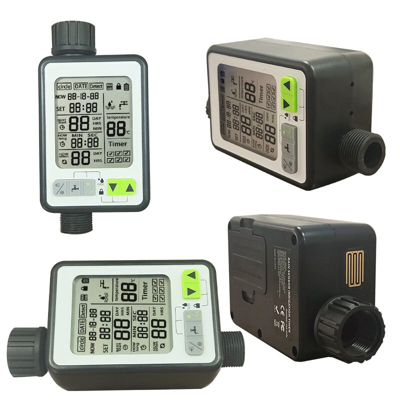 Smart Automatic Irrigation Controller with Rain Sensing Large Screen Timer & Low Power Protection Flexible Customization for Garden and Balcony Plant Watering — view 3