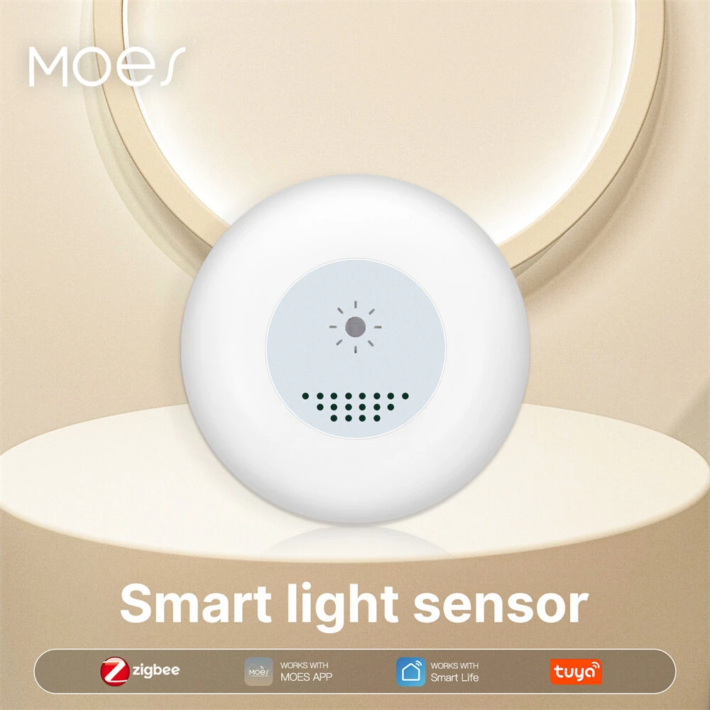 Smart Light Sensor Illuminance Brightness Test Home Lighting Automation Smart Home Tester APP Control — view 3