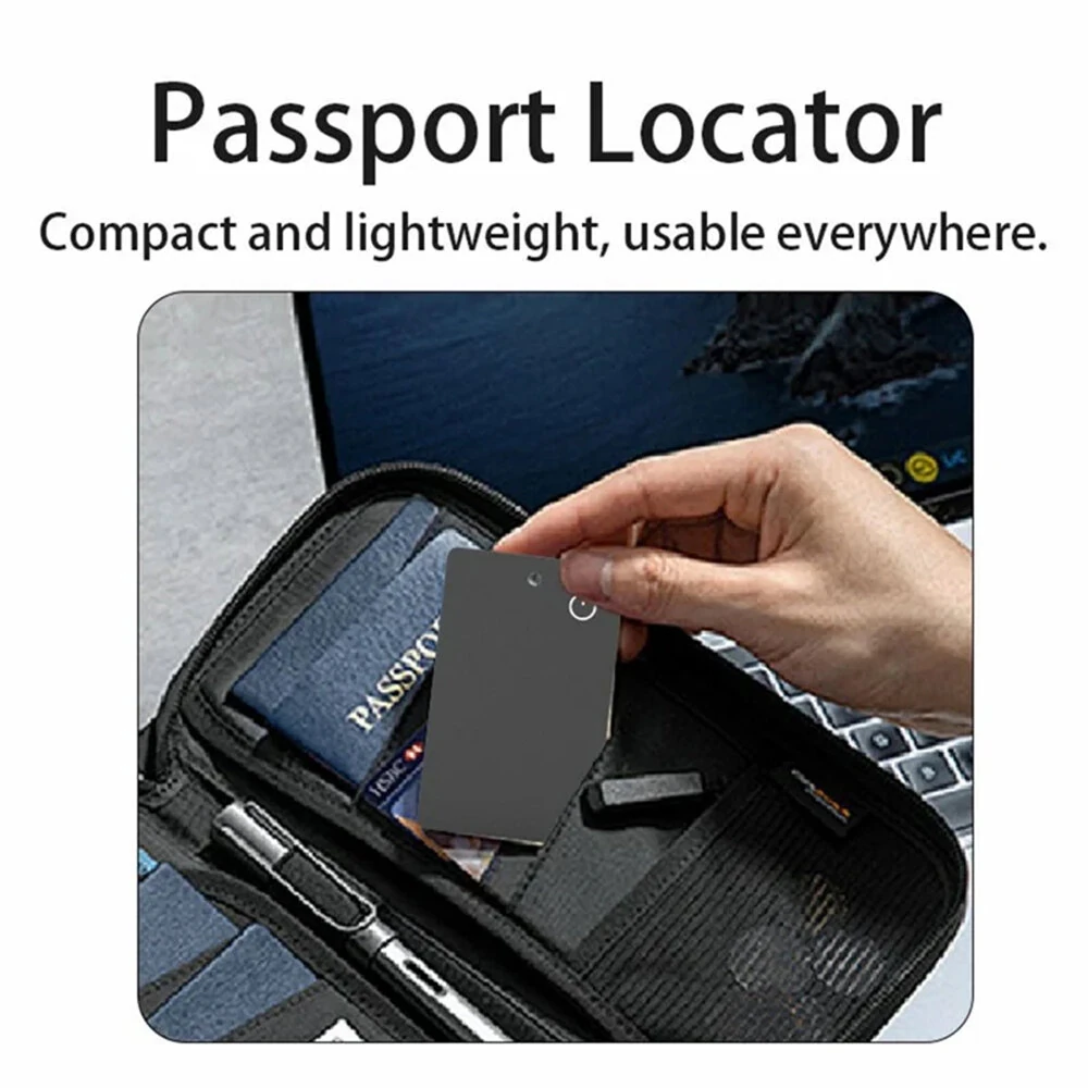 Smart Mini Tracker Anti Lost Device for iOS / Android Item Global Tracking Card Shape Finder SmartTag — view 6