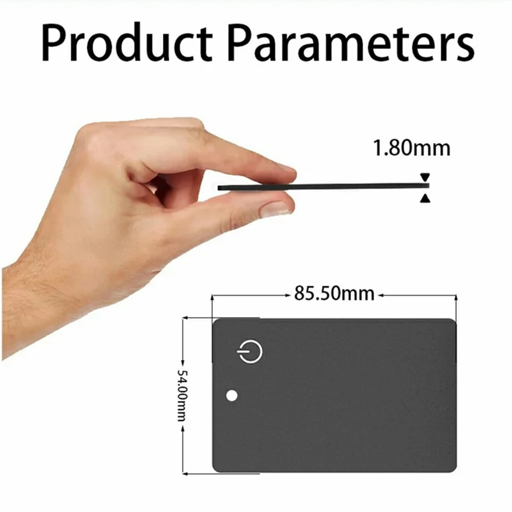 Smart Mini Tracker Anti Lost Device for iOS / Android Item Global Tracking Card Shape Finder SmartTag — view 8