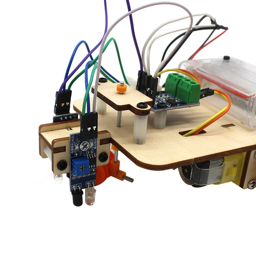 Smart Robot Truck Chassis Kit Steam Education Learning Electronic Circuit for Ar — view 6