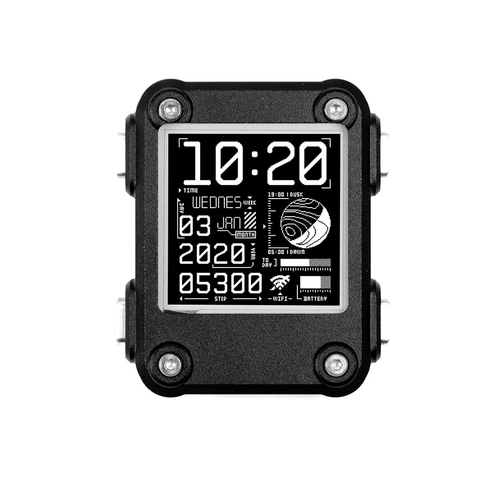 Smart Watch 2.0 PLUS Programmable Electronic Watch ESP32 Based Open Source E-Paper Display bluetooth Connectivity Real-Time Clock — view 5