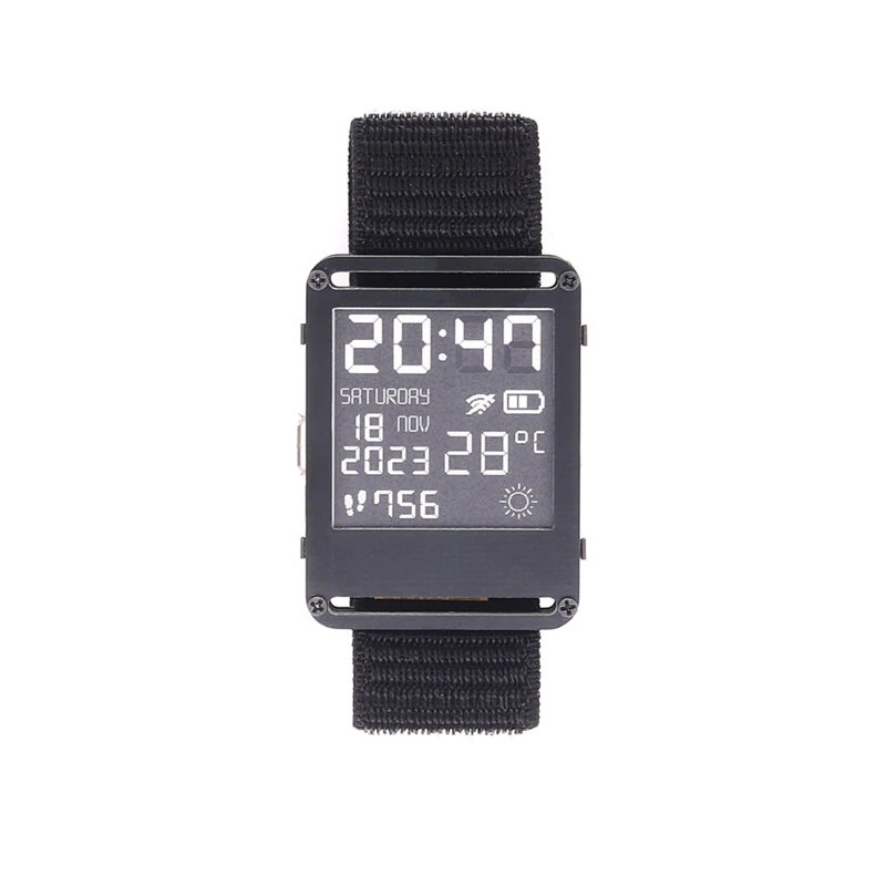 Smart Watch ESP32 Open Source E-Watch WiFi bluetooth Programmable Watch E-Paper with Open Source Hardware and Software
