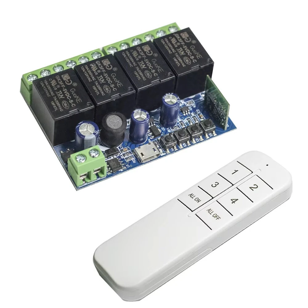Smart Wifi Switch Relay Module eWeLink APP Remote Control DC5V DC12V Wireless Delay Self-Lock Smart Home Automation Relay — view 3