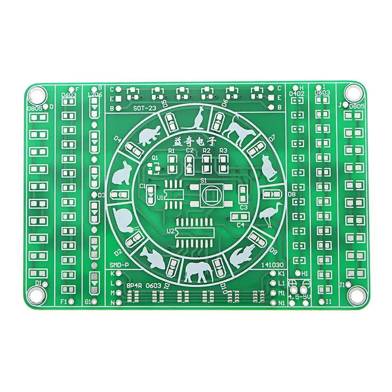 SMD Component Soldering Practice Board DIY Electronic Production Module Kit — view 2