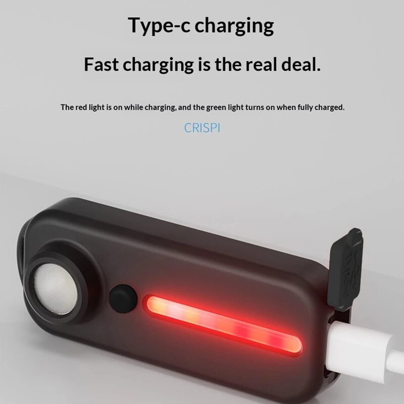 Smiling Shark JD-006 Rechargeable Shoulder Light COB Floodlight with Back Clip Type-C Charging Waterproof 5 Lighting Modes Security Patrol Emergency Flashlight — view 6