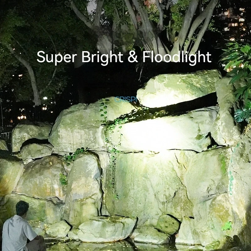 Smiling Shark SD-1221 Mini Flashlight LED Rechargeable Torchlight, Portable Torch with High Luminous Multifunctional keychain for Outdoor Camping Hiking — view 4