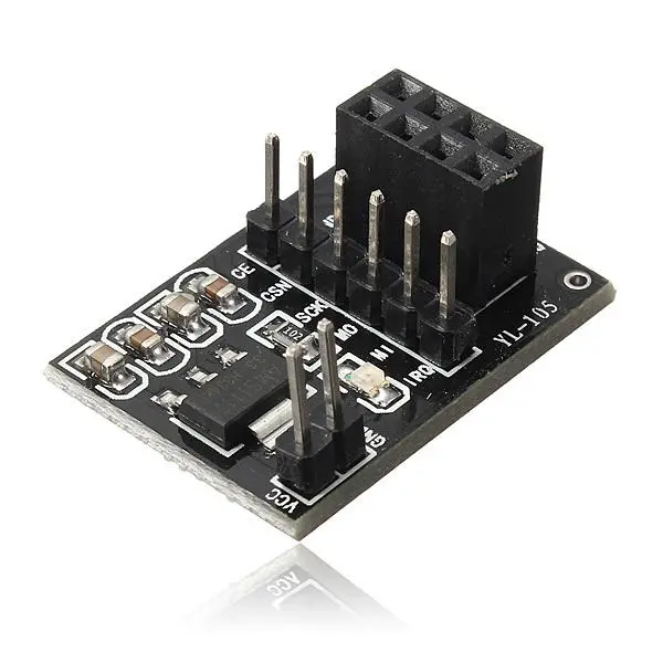 Socket Adapter Module Board For 8 Pin NRF24L01+ Wireless Transceiver Module — image 1