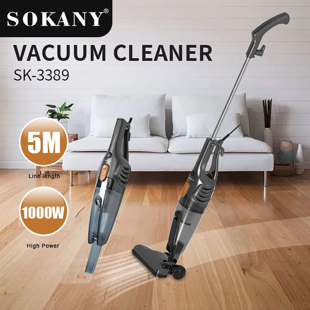 SOKANY 1000W Vacuum Cleaner Household Multi-Function Handheld Vacuum Cleaner Mite Removal Dust Removal Corded Vacuum Cleaner — view 3