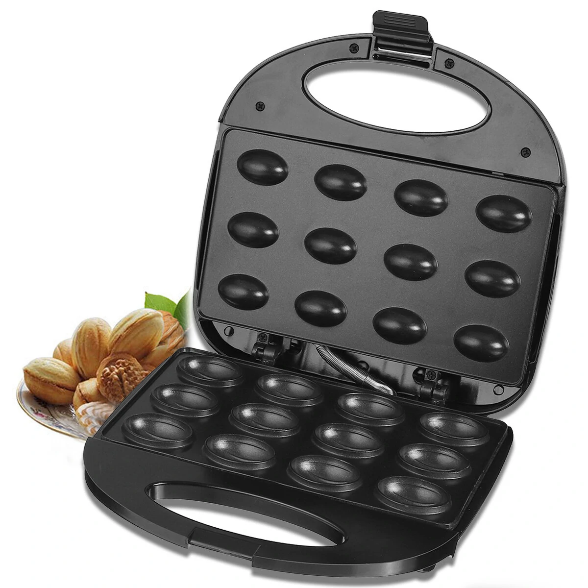 SOKANY 805 750W Mini Electric Walnut Cake Maker Automatic Nut Waffle Bread Machine Sandwich Iron Toaster Baking Breakfast Pan Oven — SOKANY