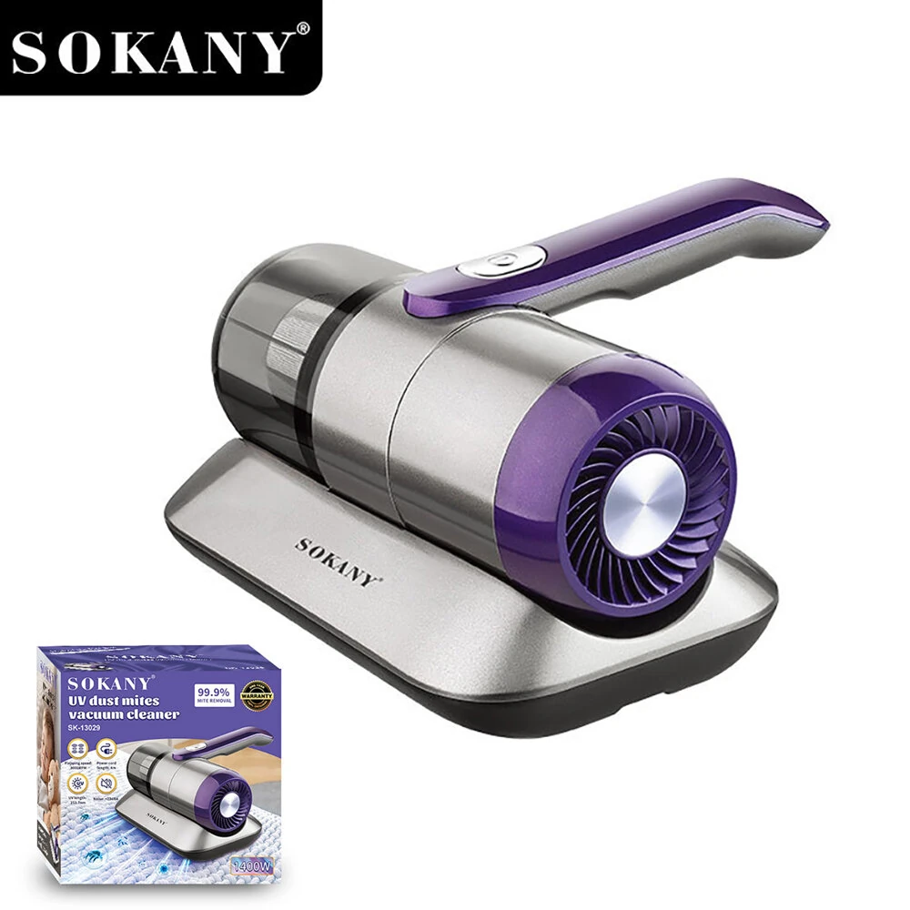 SOKANY Vacuum Cleaner for Home Bedroom Sofa Dust Mite Eliminator Germicidal Disinfection Tool 1400W Dust Mites Vacuum Cleaner