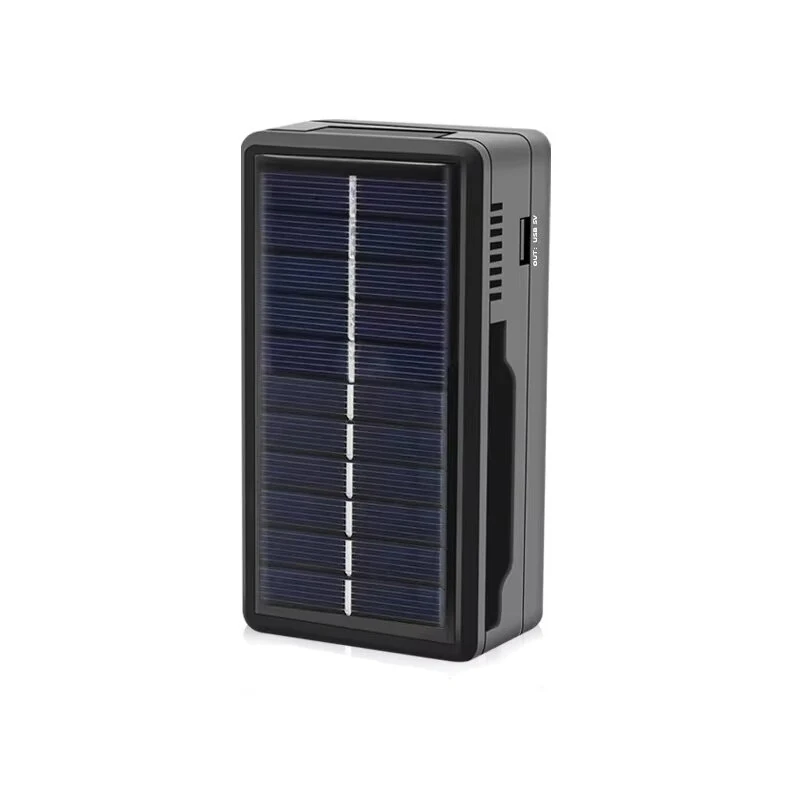 Solar Charger Type-C Multi Functional Portable Lithium Battery Holder Compatible with 18650/26650/21700 Rechargeable Battery Power Bank Case — view 7