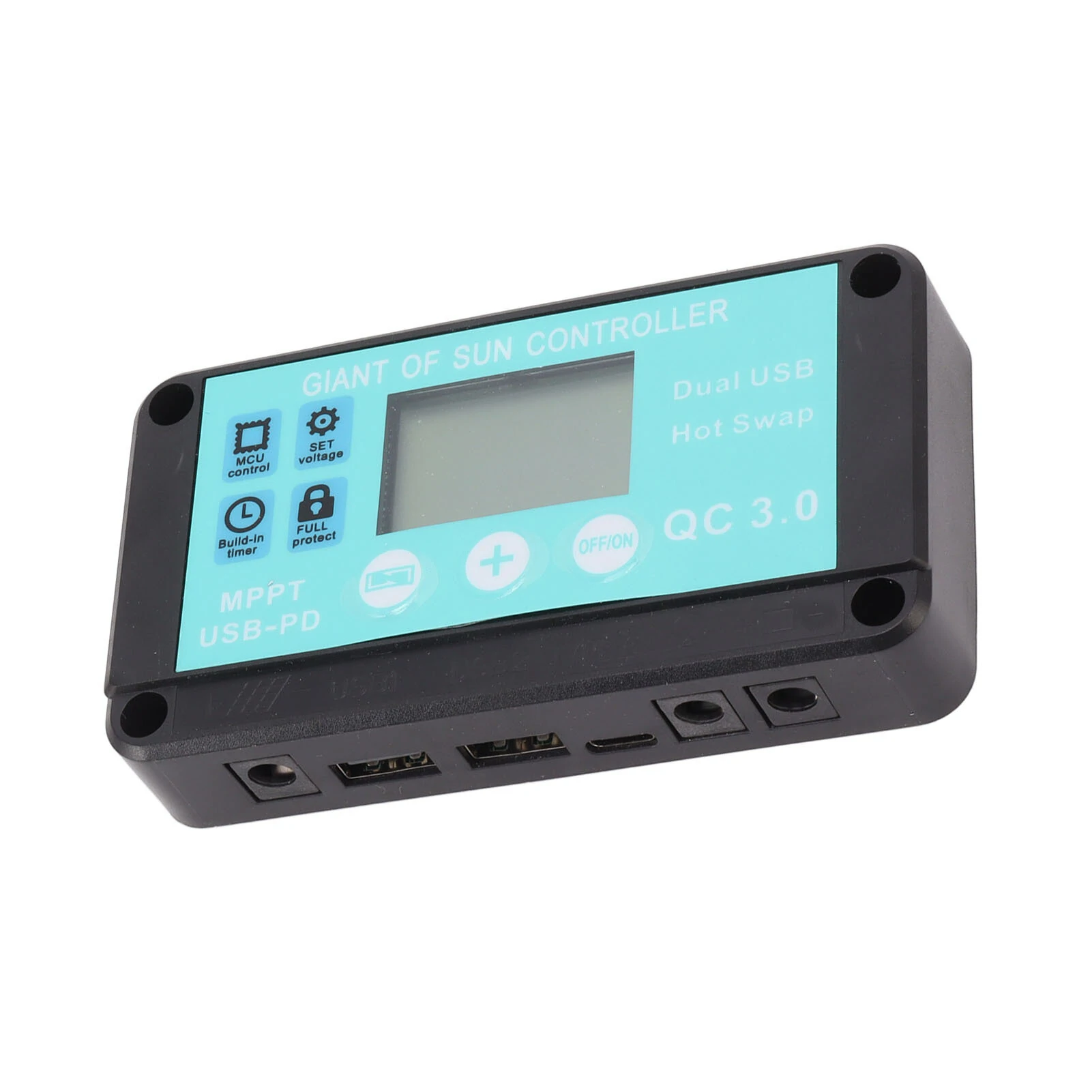 Solar Controller Mppt Precise Monitoring Controller With Function LCD Screen Multiple Protection Solar Charge Controller — view 6