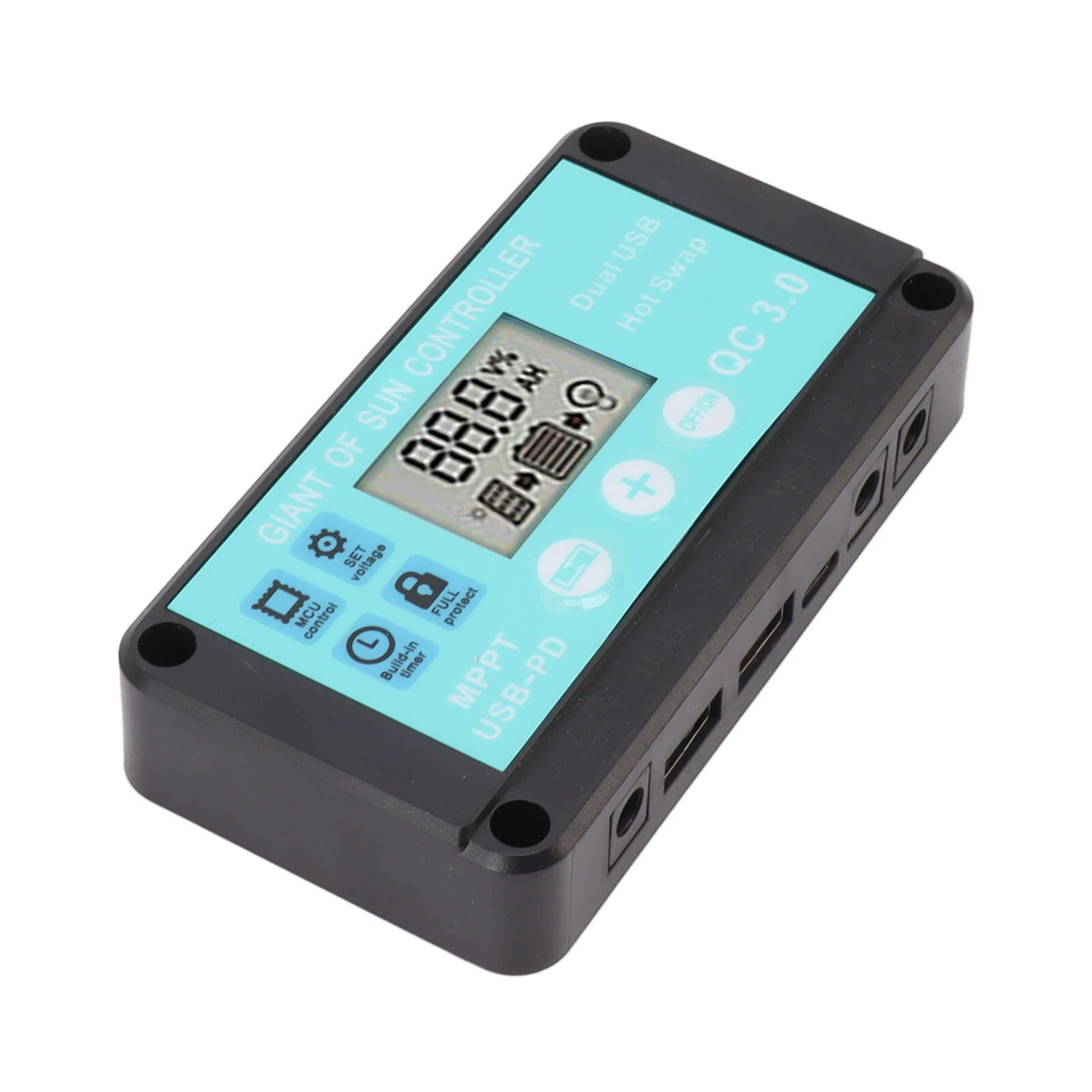 Solar Controller Mppt Precise Monitoring Controller With Function LCD Screen Multiple Protection Solar Charge Controller — view 8