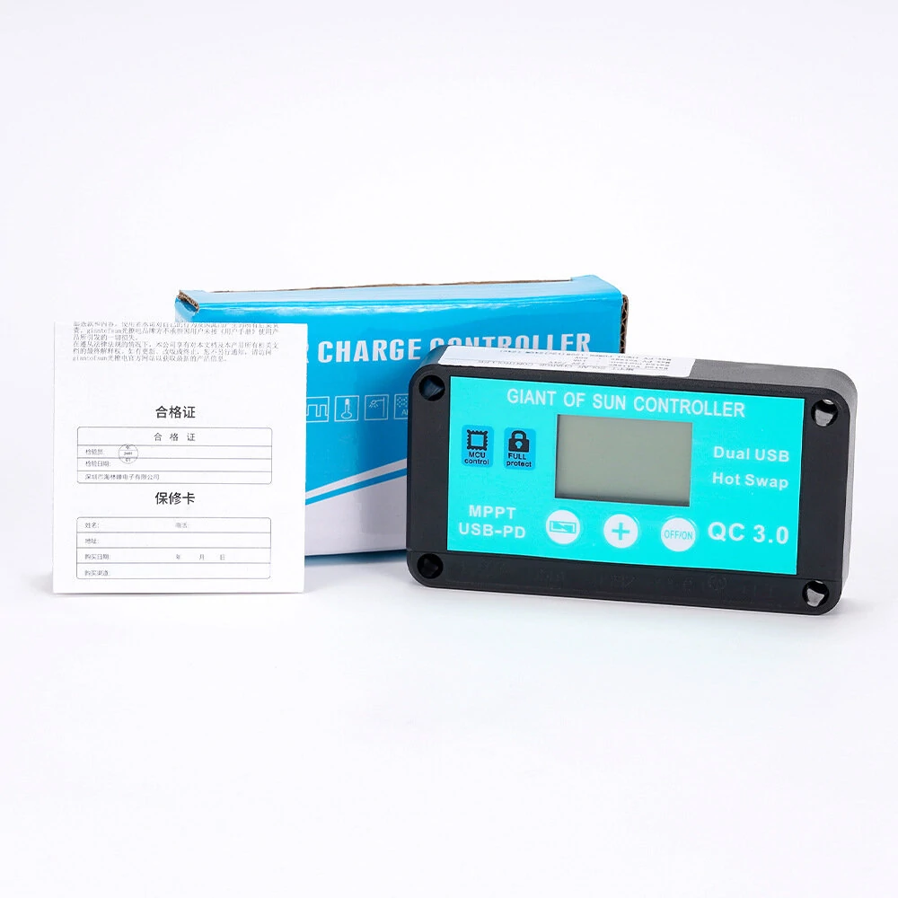 Solar Controller Mppt Precise Monitoring Controller With Function LCD Screen Multiple Protection Solar Charge Controller — view 9