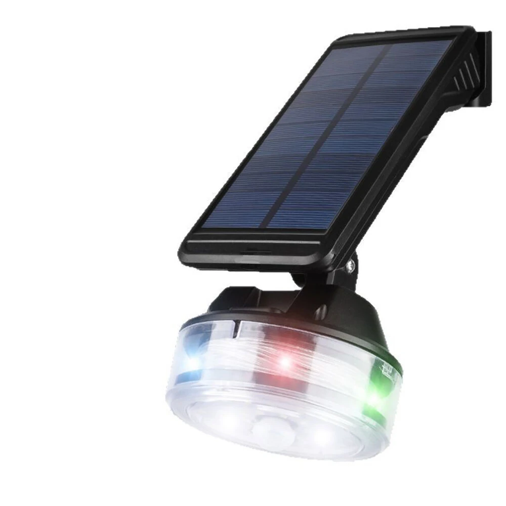 Solar Wall Light with Retractable 8m LED String Light 1800mAh Battery IP55 Waterproof Auto On/Off Outdoor Garden Decor — view 3