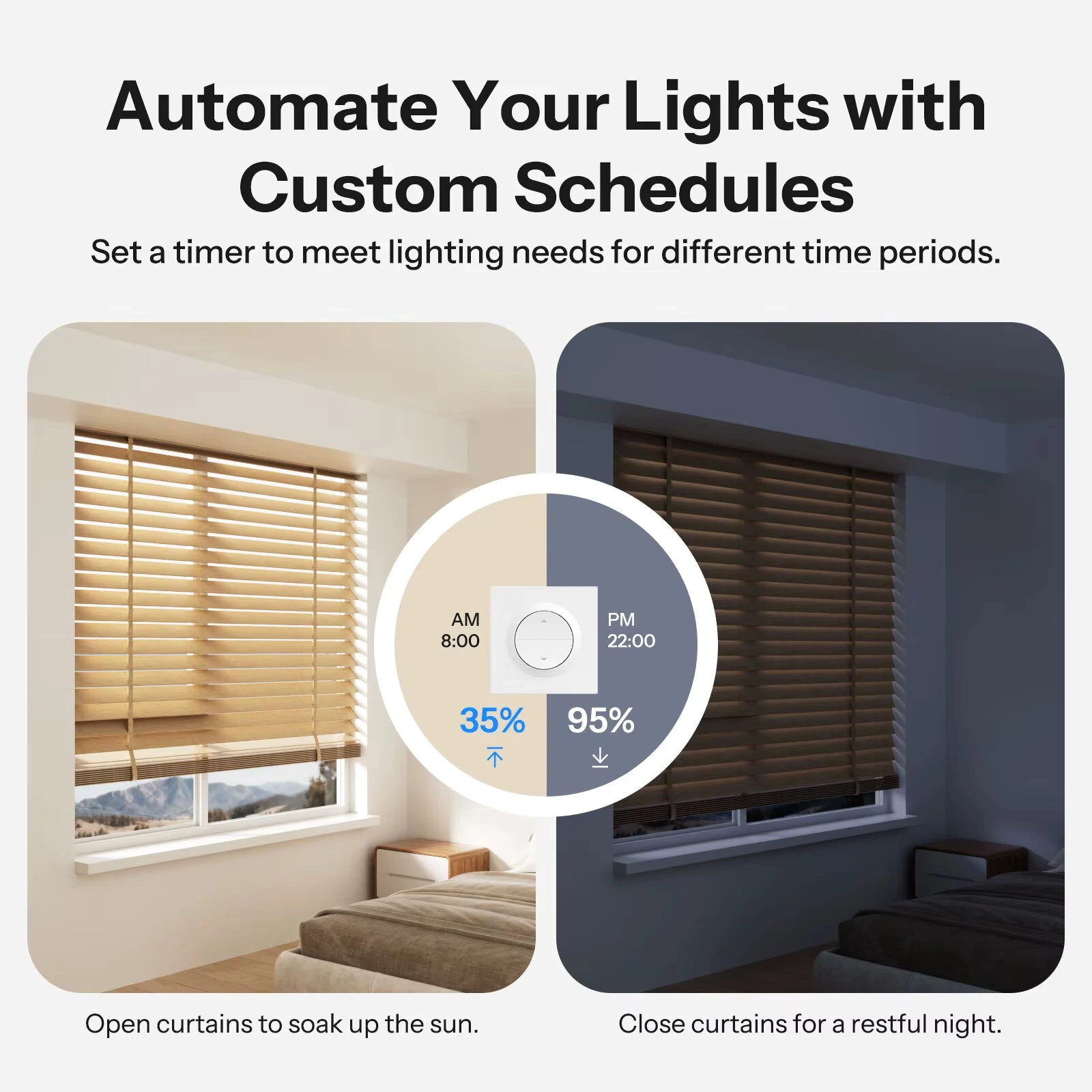 SONOFF MINI-ZBRBS-E Zigbe Smart Roller Shutter Wall Switch Fusion Series Orb-ZBRBS Precise Percentage Adjustment Schedule Function Voice Control with Alexa Google Home — view 4