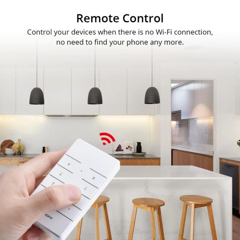 SONOFF RM433 R2 Base 433MHz RF Remote Controller 8 Button Remote Control Paired with SONOFF TX Wall Switch RF Devices IFan04 D1 RFR2 Work with Alexa Google Home — view 6