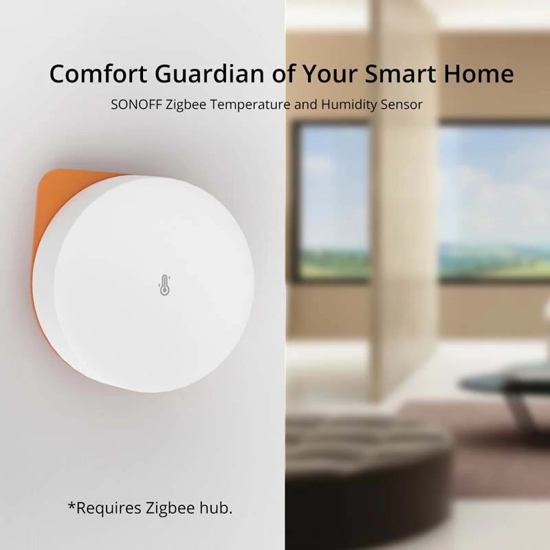 SONOFF SNZB-02P Wireless Zigbee3.0 Temperature Humidity Sensor Smart Home Alert Works with SONOFF iHost NSPanel Pro ZB Bridge Pro ZBDongle-E — view 5
