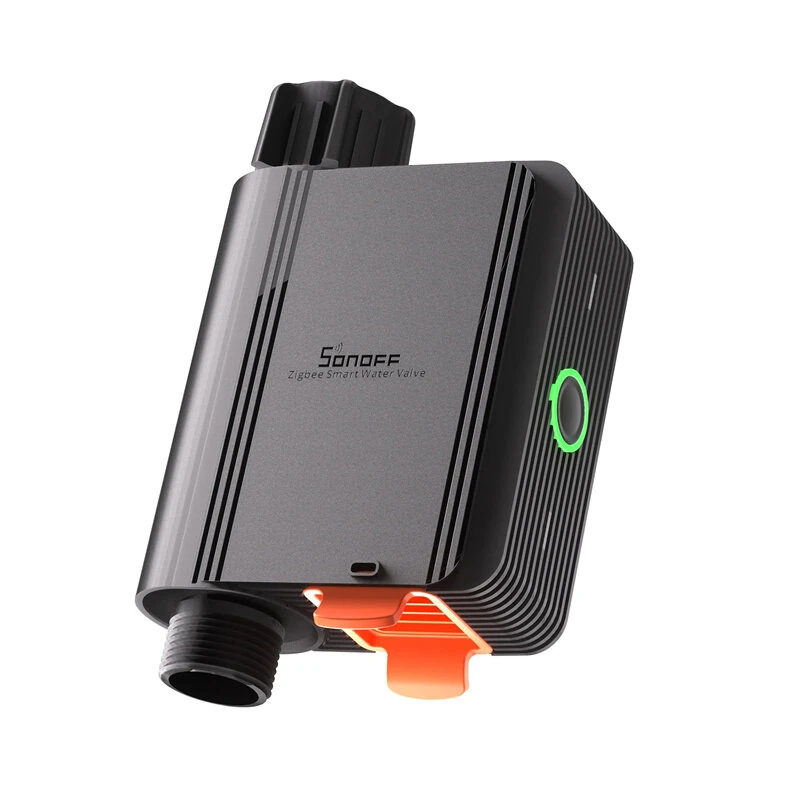 SONOFF SWV Zigbee3.0 Smart Water Valve Smart Timing Irrigation Switch Track 6-month Historical Data Support Open-source Platforms Voice Control Works with Alexa Google Home — SONOFF