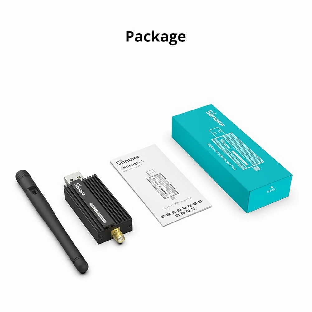 SONOFF ZB Dongle-E USB Dongle Wireless Zigbee3.0 Bridge Gateway Smart Home Interface Capture With Antenna Gateway Analyzer Base On TI EFR32MG21 — view 4