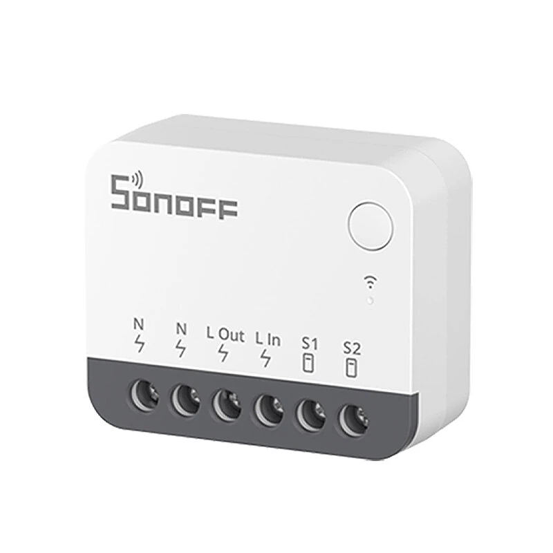 SONOFF ZBMINIR2 Zigbe Smart External Switch Control Timer Function Compact Size Requires Neutral Wire Voice Control Works with Alexa Google Home — SONOFF