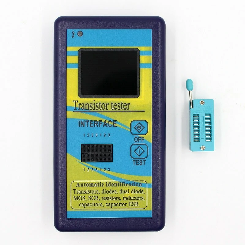 Special Version Multi-purpose Transistor Tester 128*160 Diode Thyristor Capacitance Resistor Inductance MOSFET ESR LCR Meter — view 2