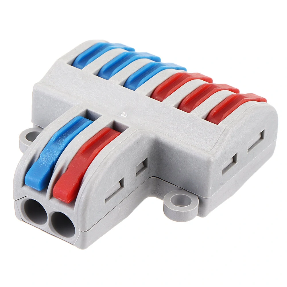 SPL-62 Two Groups of Parallel One-in Three-out Splitter Terminal Wire Connector — Pricio