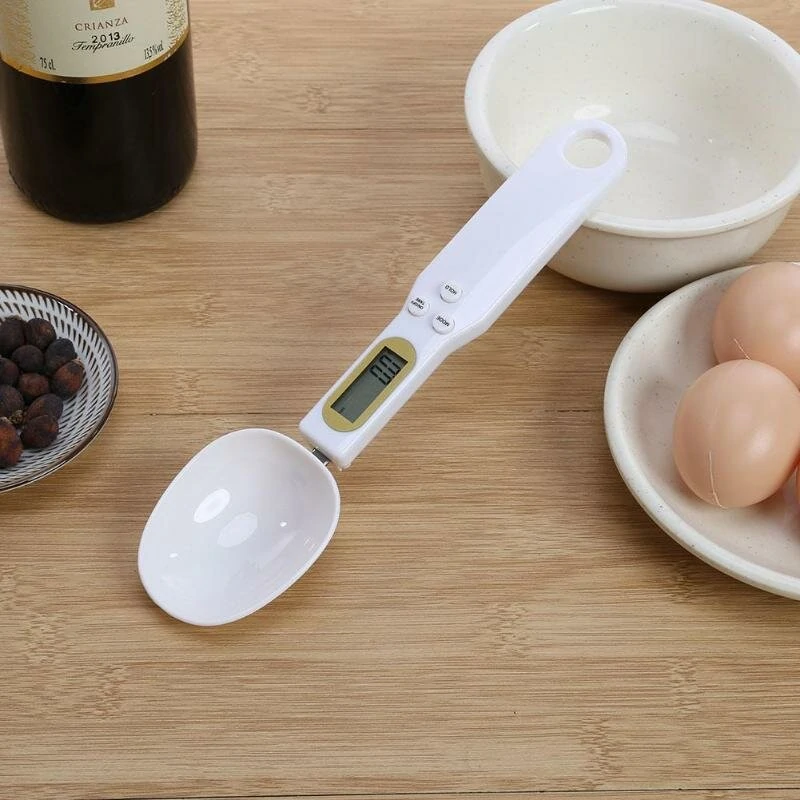 Spoon Scale Measuring Spoon Scale Food Scale Mini Electronic Scale Ingredients Scale Cat Food Dog Food Scale Milk Powder Scale Baking Measuring Spoon — view 3