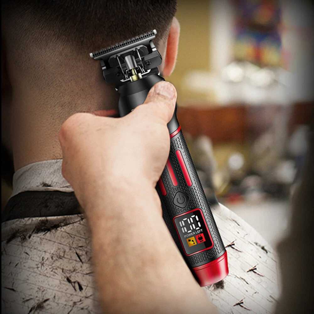 SPORTSMAN SM-750 Professional Hair Clipper Rechargeable Electric Trimmer with Smart Display Hair Clipper Electric Pro Barber Cordless HairCut Machine — view 3