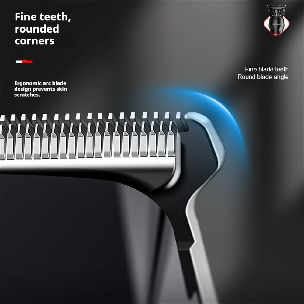 SPORTSMAN SM-750 Professional Hair Clipper Rechargeable Electric Trimmer with Smart Display Hair Clipper Electric Pro Barber Cordless HairCut Machine — view 6