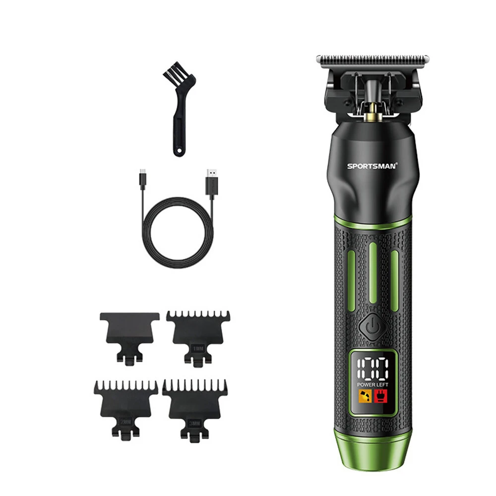 SPORTSMAN SM-750 Professional Hair Clipper Rechargeable Electric Trimmer with Smart Display Hair Clipper Electric Pro Barber Cordless HairCut Machine — view 7
