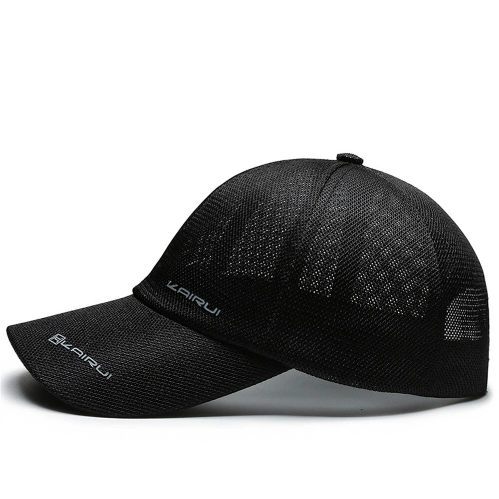 Spring Summer Breathable Mesh Baseball Caps for Men Women Outdoor Sports Fishing Driving Adjustable Casual Hats Sunscreen Hat — view 3