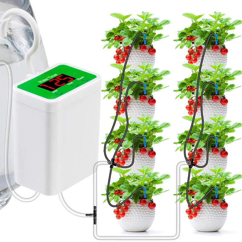 Sprinkler Irrigation Watering Drip Timer Intelligent Flower Garden Cultivation Automatic Lazy Man Water Drip Pot Plant Spraying — Pricio