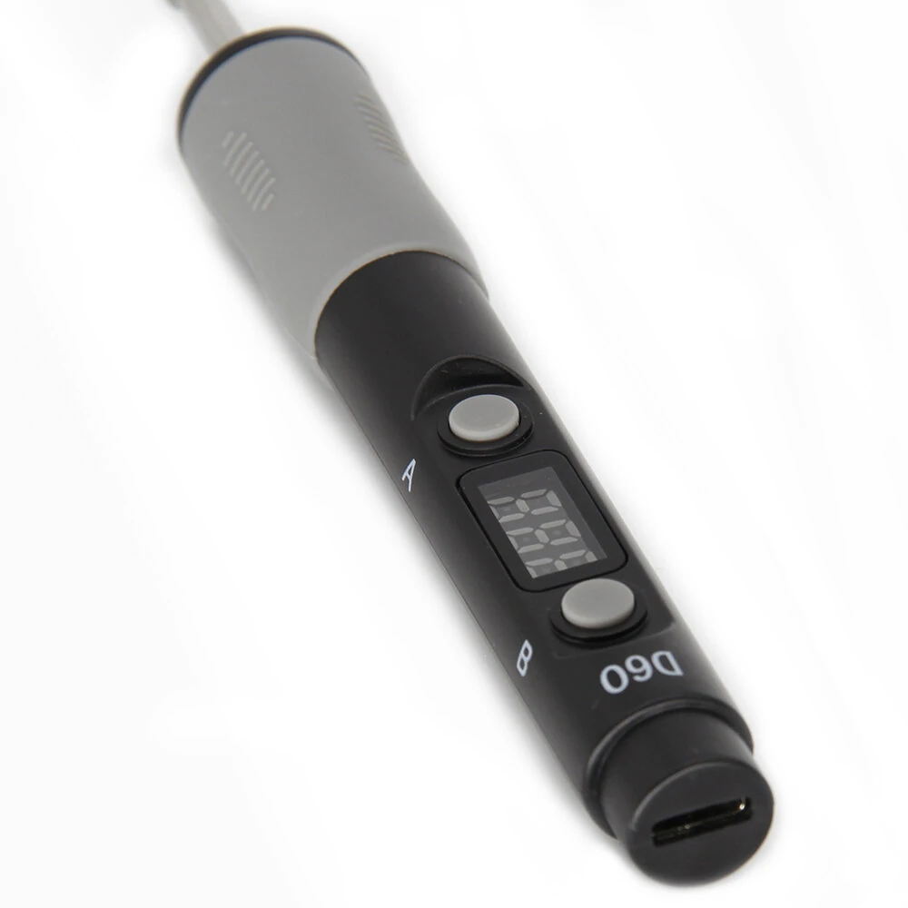 SQ-D60 60W Digital Soldering Iron Station DC12-24V Type-C Interface 100℃-400℃ Adjustable Temperature — view 8