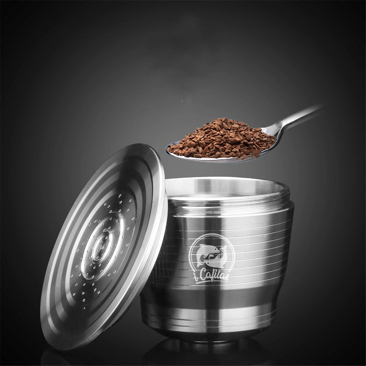 Stainless Steel Coffee Capsule Cup Reusable Refillable Kit For Nespresso U Machine — Pricio