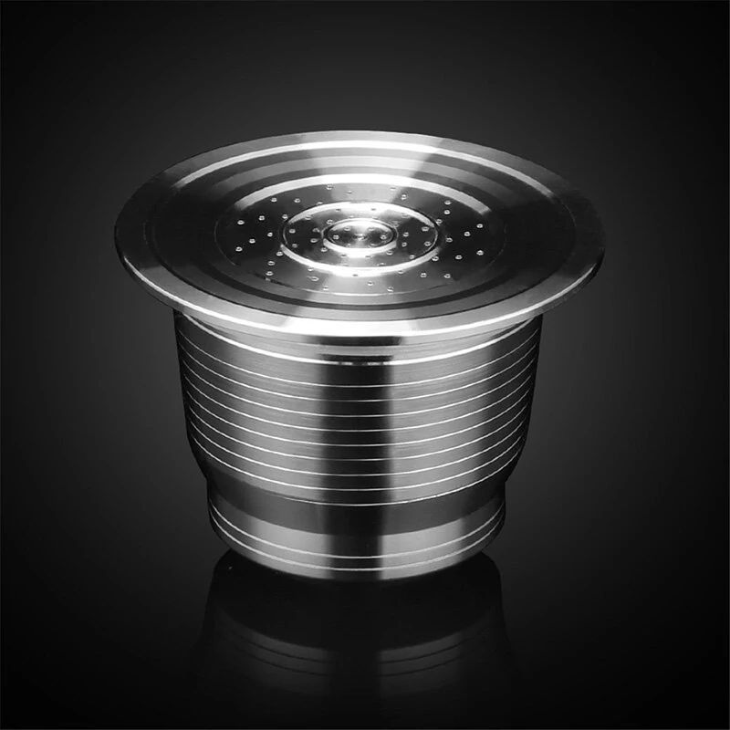 Stainless Steel Coffee Capsule Cup Reusable Refillable Kit For Nespresso U Machine — view 5
