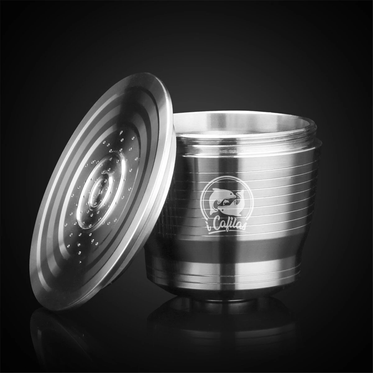 Stainless Steel Coffee Capsule Cup Reusable Refillable Kit For Nespresso U Machine — view 6