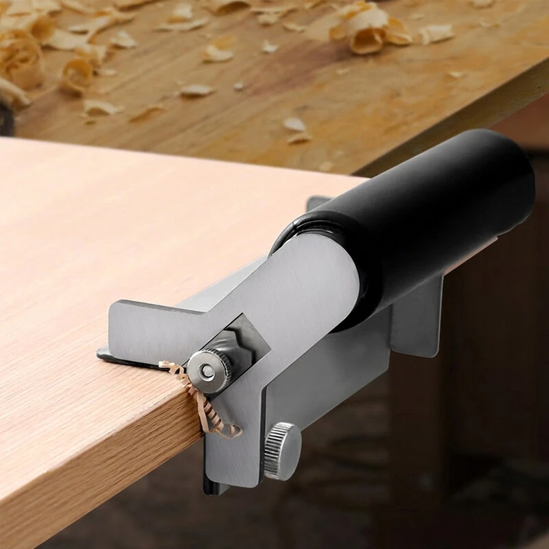 Stainless Steel Edge Trimmer Adjustable Multi Purpose Woodworking Tool Chamfering and Corner Rounding Tool Professional Sharp Alloy Blades — view 2