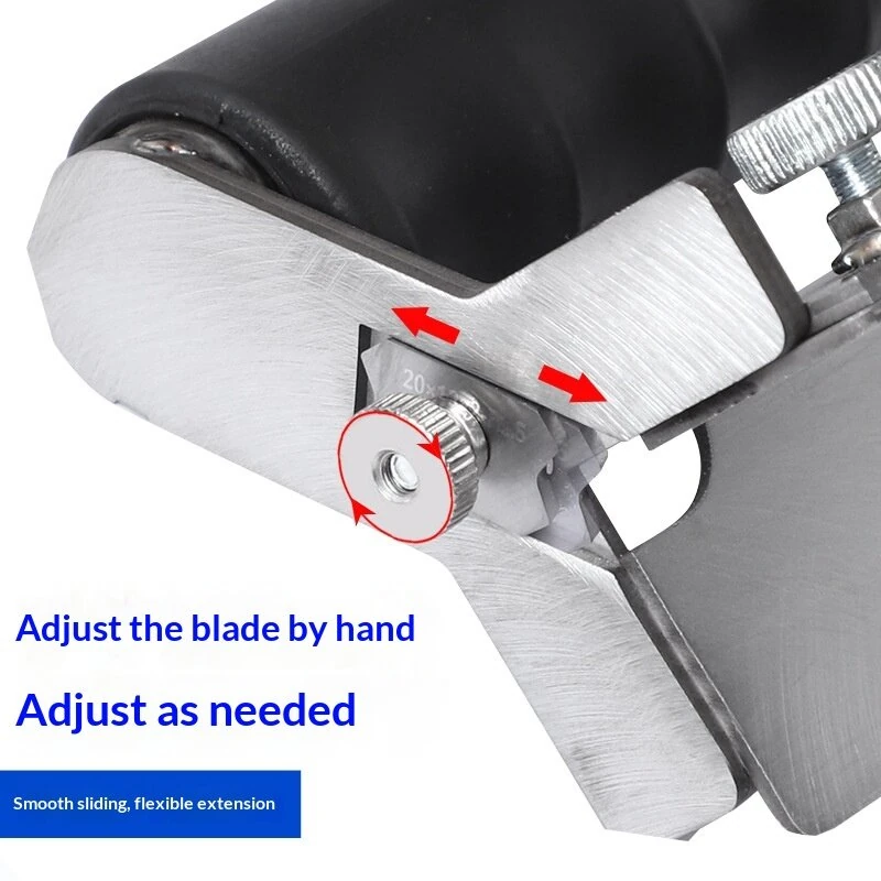 Stainless Steel Edge Trimmer Adjustable Multi Purpose Woodworking Tool Chamfering and Corner Rounding Tool Professional Sharp Alloy Blades — view 6
