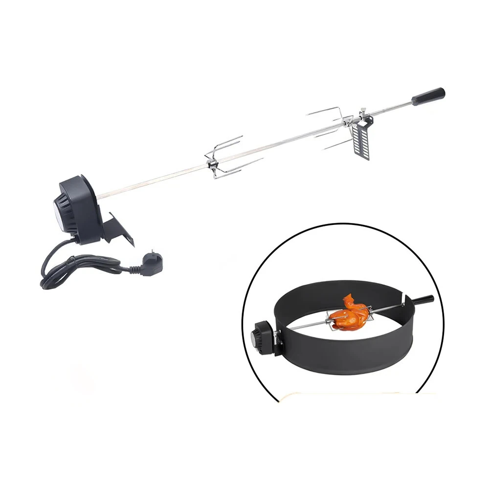 Stainless Steel Electric Barbecue Grill Barbecue Supplies Household BBQ Grill Barbecue Tool Set Automatic Barbecue Stick Outdoor Camping BBQ Barbecue Rack Kit — view 6